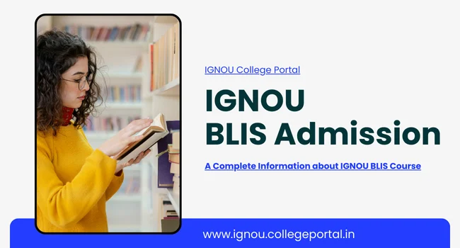 IGNOU BLIS ADMISSION