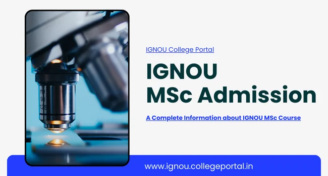 ignou msc admission