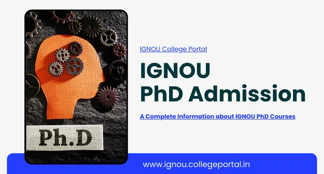 IGNOU Phd admission