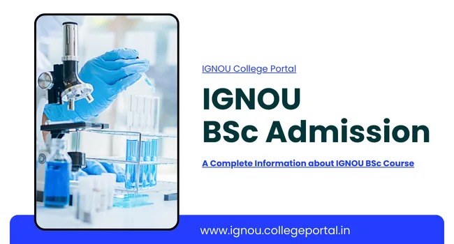 IGNOU bsc Admission